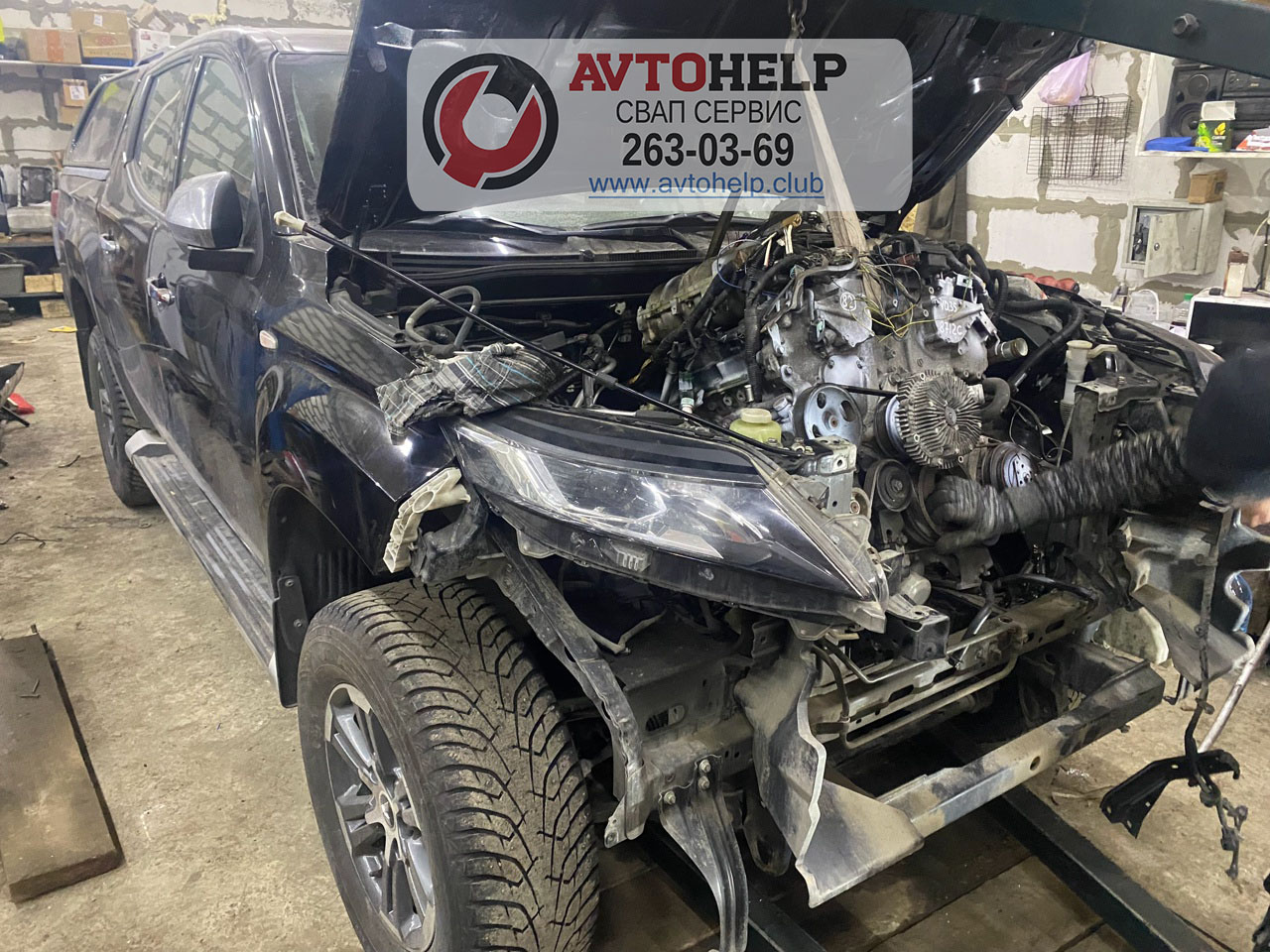 Mitsubishi L200 после переоборудования